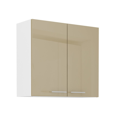 Küchenhängeschrank LAJLA – Breite 80 cm, Cappuccino / weiß