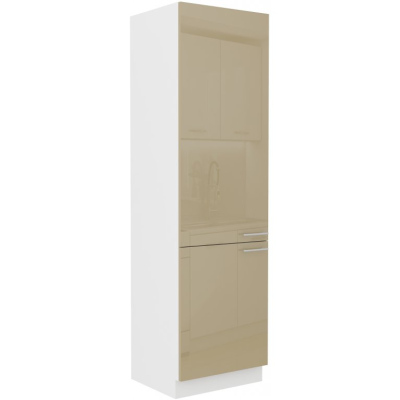 Lebensmittelschrank LAJLA – Breite 60 cm, cappucino/weiß