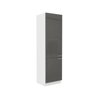 Lebensmittelschrank LAJLA – Breite 60 cm, grau/weiß