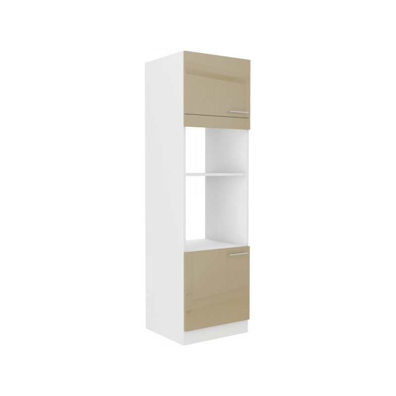 Einbaugeräteschrank LAJLA – Breite 60 cm, Cappucino/Weiß