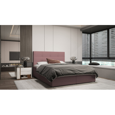 Designbett MALIKA – 140x200, Rosa