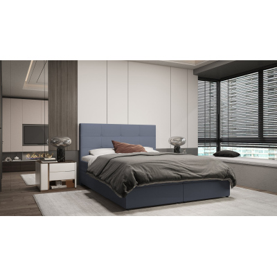 Designbett MALIKA – 200x200, Grau