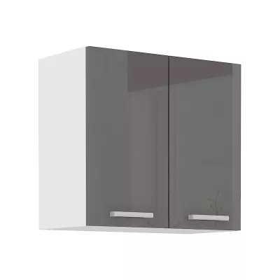 Küchenhängeschrank SAEED – Breite 60 cm, Grau / Weiß