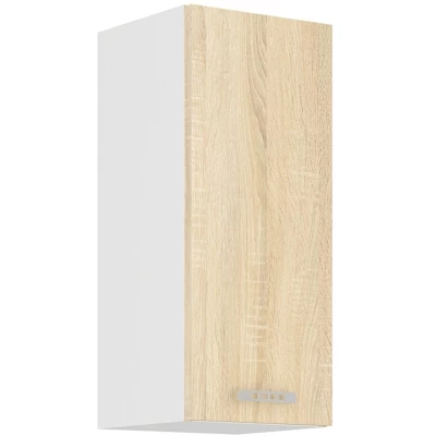 Küchenhängeschrank SABRYA – Breite 30 cm, Sonoma-Eiche / weiß