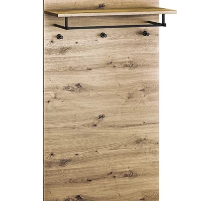 Garderobe mit Regal BEDA – Eiche Artisan