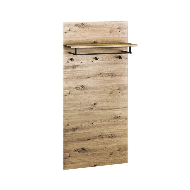 Garderobe mit Regal BEDA – Eiche Artisan