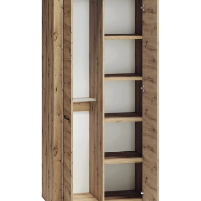 Kleiderschrank DIANDRA – Breite 92 cm, Eiche artisan