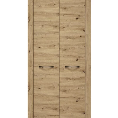 Kleiderschrank DIANDRA – Breite 92 cm, Eiche artisan