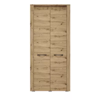 Kleiderschrank DIANDRA – Breite 92 cm, Eiche artisan