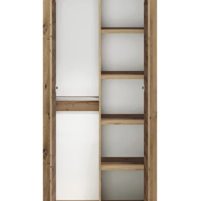 Kleiderschrank DIANDRA – Breite 92 cm, Eiche artisan