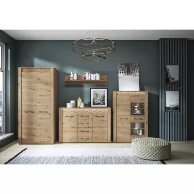 Kleiderschrank DIANDRA – Breite 92 cm, Eiche artisan