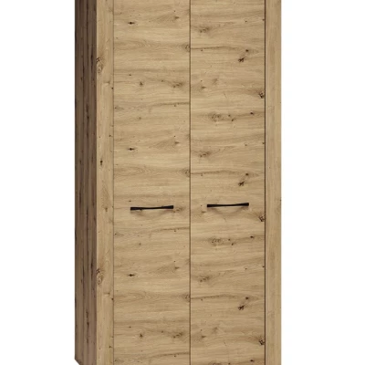 Kleiderschrank DIANDRA – Breite 92 cm, Eiche artisan