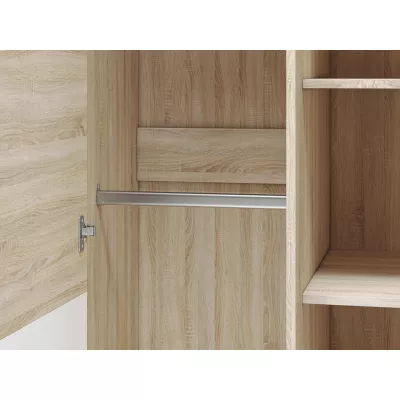 Kleiderschrank KAELA – Breite 92 cm, hell sonoma / sonoma Trüffel