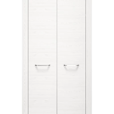 Kleiderschrank DERIKA – Breite 92 cm, weiße Kiefer