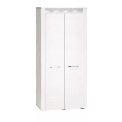 Kleiderschrank DERIKA – Breite 92 cm, weiße Kiefer