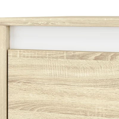 Zweitüriger Kleiderschrank GVENDA – Breite 80 cm, helle Sonoma-Eiche