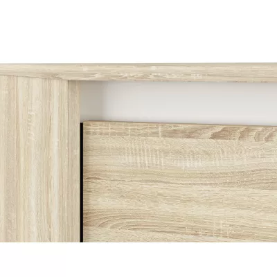 Eckkleiderschrank GVENDA – Breite 82 cm, Sonoma hell