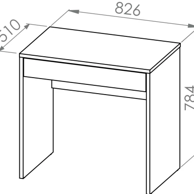 Schreibtisch EMILA – Weiß