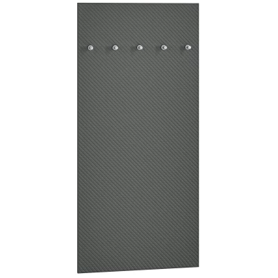 Breite Wandgarderobe INGO – grau