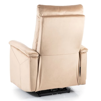 Verstellbarer Massagesessel JEAN – beige