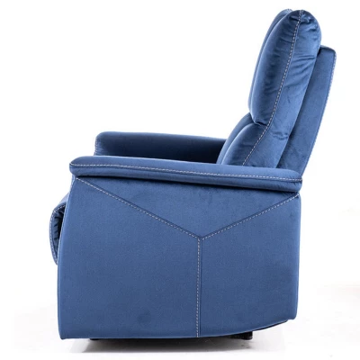 Verstellbarer Massagesessel JEAN – blau