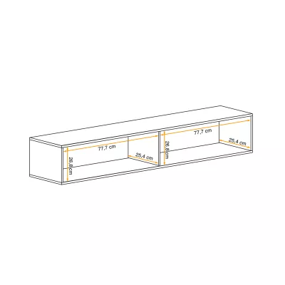 Breiter Schrank FREYA – weiß