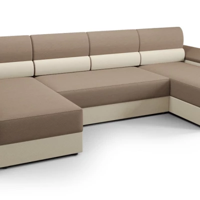 U-förmige Couchgarnitur OPHELIA – Beige/Beige