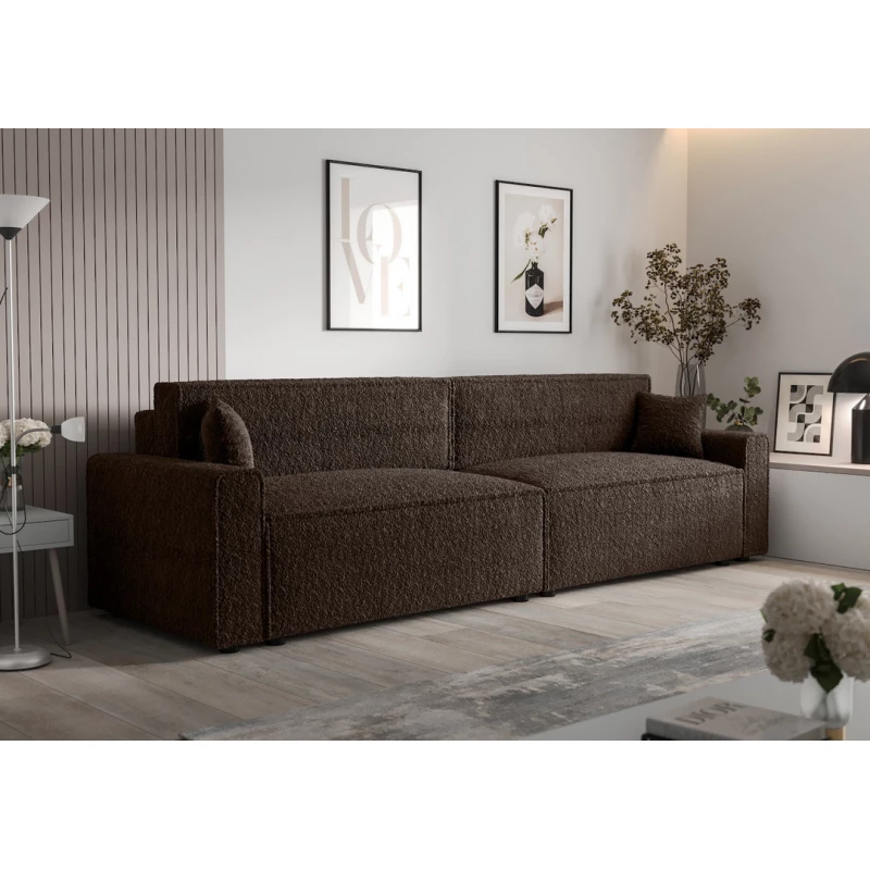 Schlafsofa RADANA – Dunkelbraun