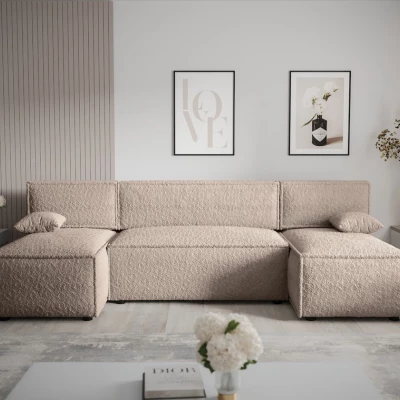 U-förmige Couchgarnitur RADANA – Beige