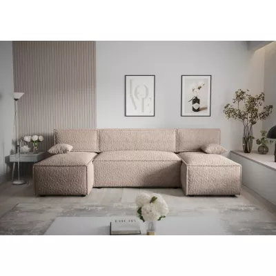 U-förmige Couchgarnitur RADANA – Beige