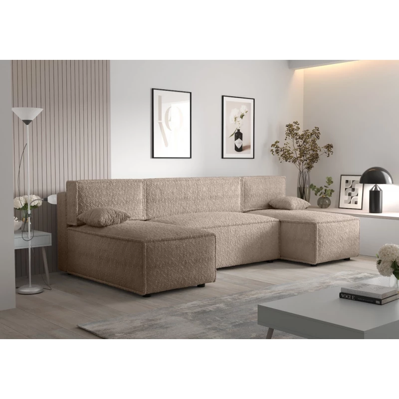 U-förmige Couchgarnitur RADANA – Beige