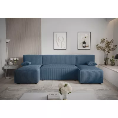 Couchgarnitur in U-Form RADANA – Blau