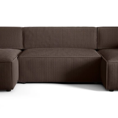 Couchgarnitur in U-Form RADANA – Braun