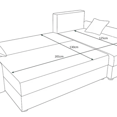 Ecksofa DAGMAR – Grün