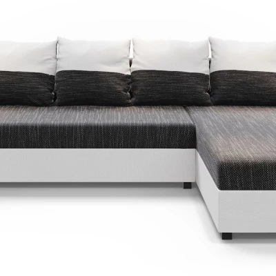 Ecksofa ANNIE 1 – Grau/Weiß