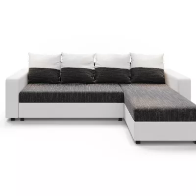 Ecksofa ANNIE 1 – Grau/Weiß