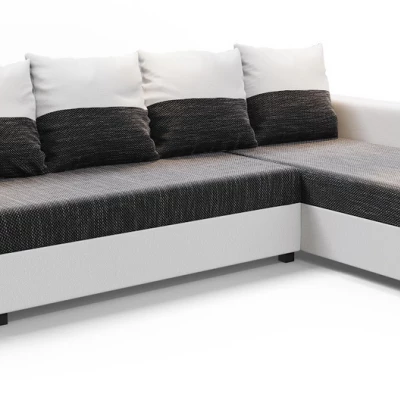 Ecksofa ANNIE 1 – Grau/Weiß