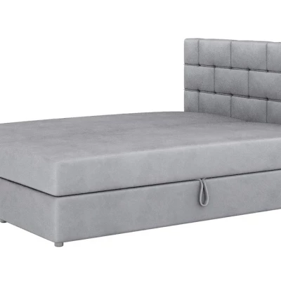 Boxspringbett mit Stauraum WALLY COMFORT – 200x200, Grau