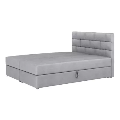 Boxspringbett mit Stauraum WALLY COMFORT – 200x200, Grau