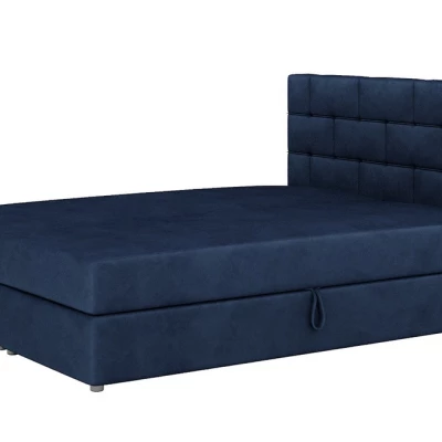 Boxspringbett mit Stauraum WALLY COMFORT – 140x200, Blau