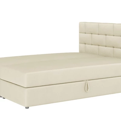 Boxspringbett mit Stauraum WALLY COMFORT – 200x200, Beige