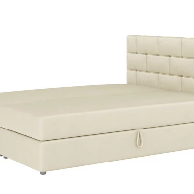 Boxspringbett mit Stauraum WALLY – 200x200, Beige