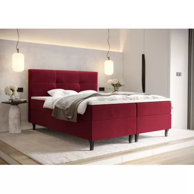 Boxspringbett mit Stauraum DORINA COMFORT – 160x200, Rot