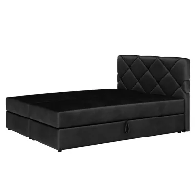 Ehebett mit Stauraum KATRIN COMFORT – 200x200, schwarz