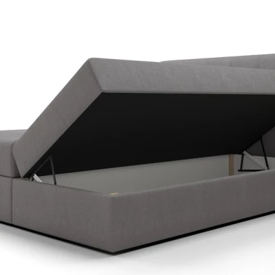 Ehebett mit Stauraum STIG COMFORT 4 – 200x200, hellgrün