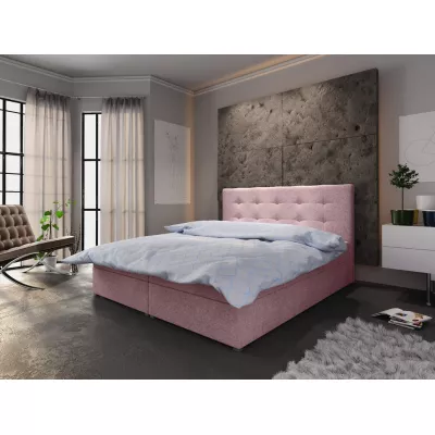 Ehebett mit Stauraum STIG COMFORT 6 – 180x200, rosa