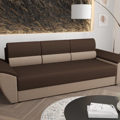 Schlafsofa OPHELIA – Braun/Beige