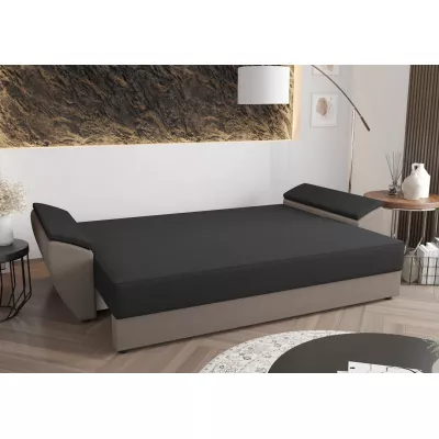 Schlafsofa OPHELIA – Braun/Beige