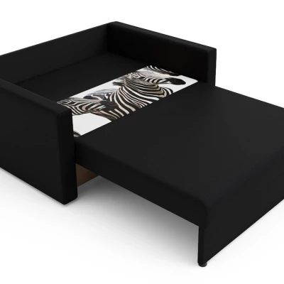 Schlafsofa mit Zebras ARIA – Schwarz