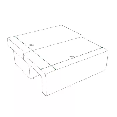 Zweisitzer-Schlafsofa RADANA – weiß